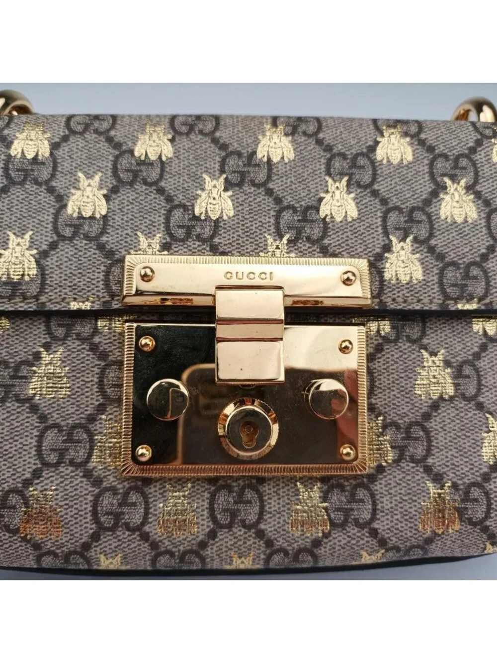 Gucci Padlock Brown Leather Shoulder Bag